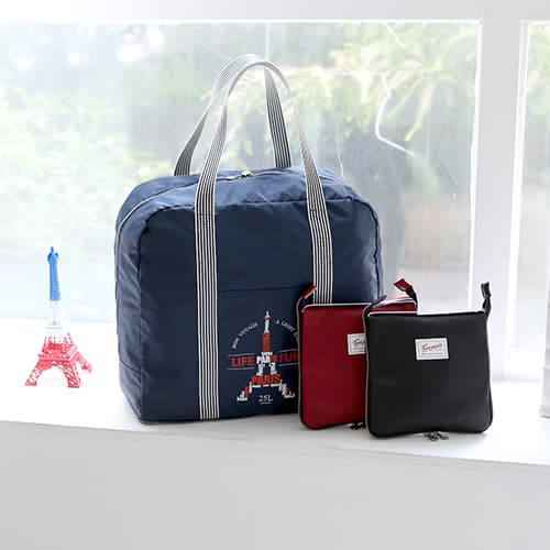 Secondary carrier bag _ Eiffel Tower folding bag